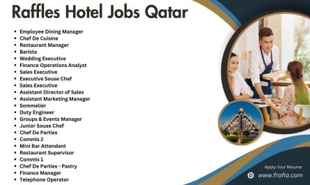 Raffles Hotel Jobs Qatar