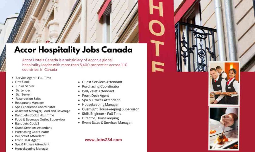 Accor Hospitality Jobs Canada