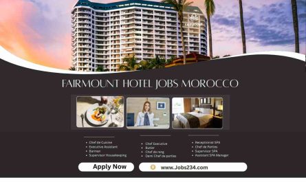 Fairmount Hotel Jobs Morocco