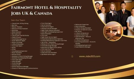 Fairmont Hotel & Hospitality Jobs UK & Canada
